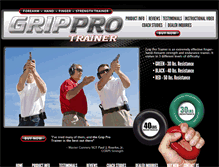 Tablet Screenshot of gripprotrainer.com